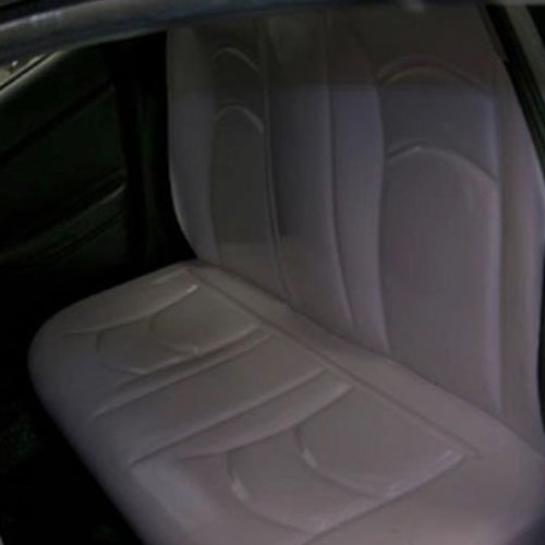 Asiento Trasero y respaldo de Fibra de Vidrio